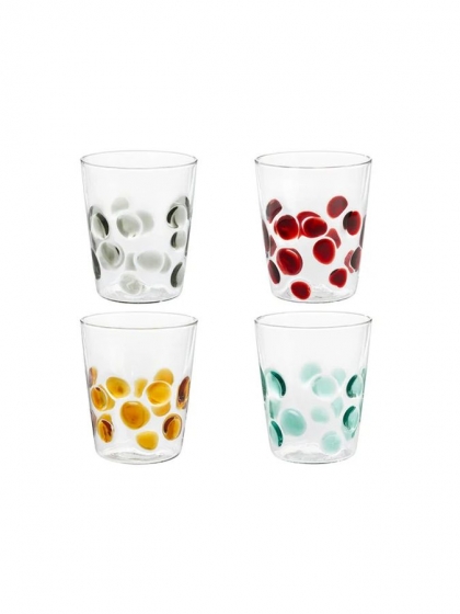 Galbiati Milano, 4 bicchieri Dots